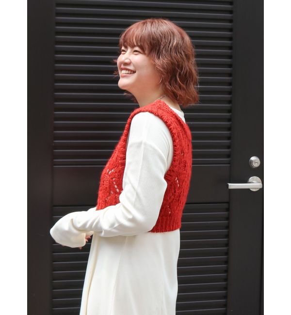 Ungrid「ニットレイヤードワンピース」|ワンピース|