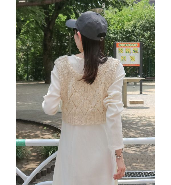 Ungrid「ニットレイヤードワンピース」|ワンピース|