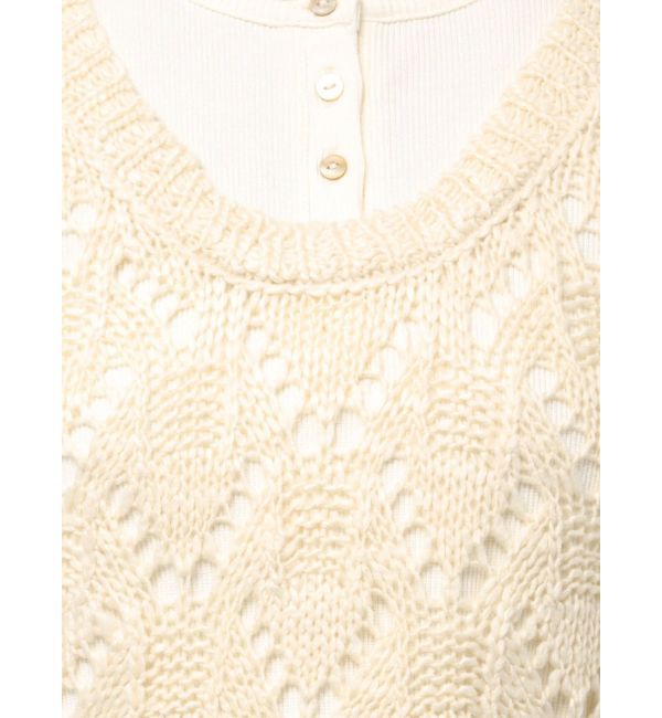 Ungrid「ニットレイヤードワンピース」|ワンピース|