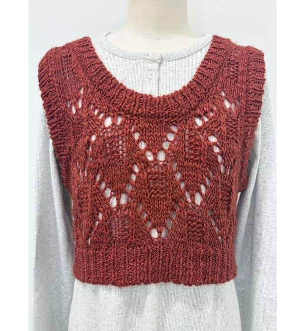 Ungrid「ニットレイヤードワンピース」|ワンピース|