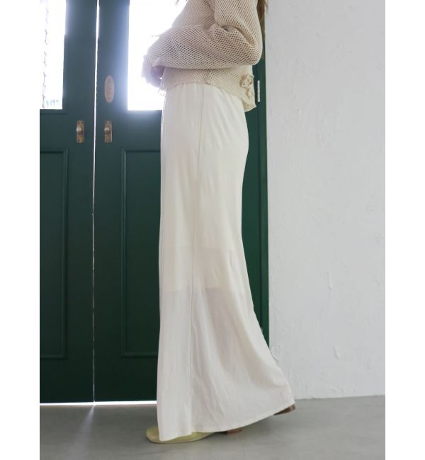 Ungrid「カシミヤ混アイラインスカート」|スカート|