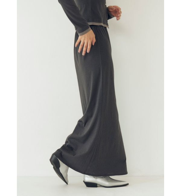 Ungrid「カシミヤ混アイラインスカート」|スカート|