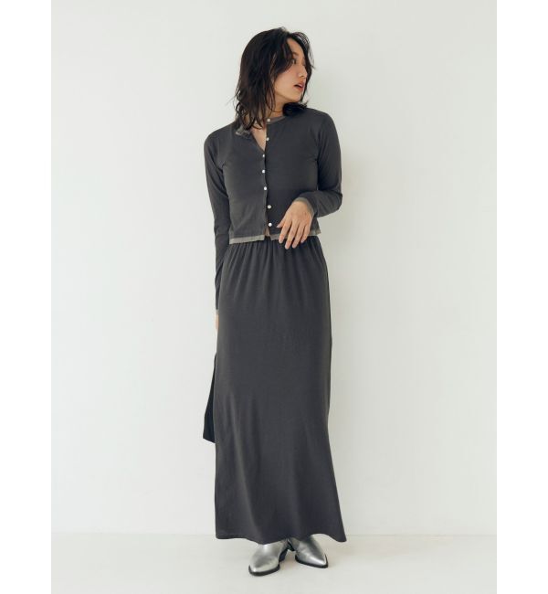 Ungrid「カシミヤ混アイラインスカート」|スカート|