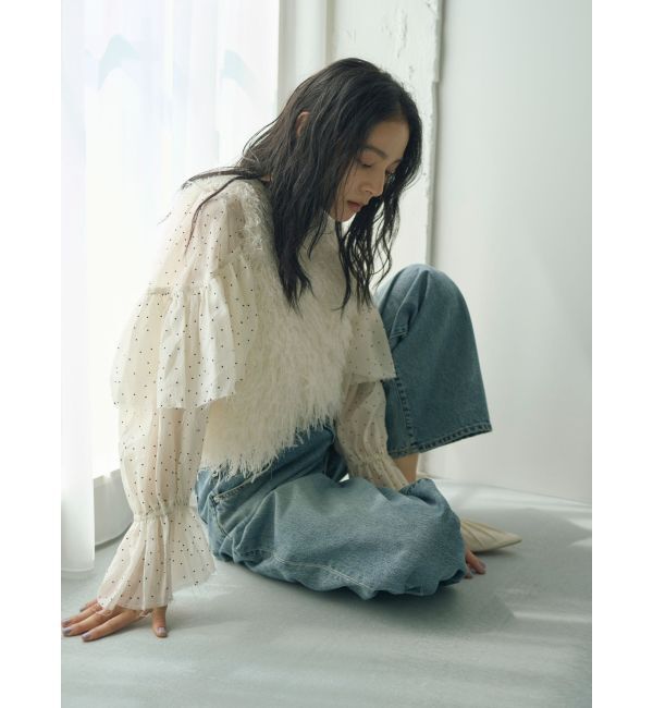 Ungrid「フリルデザインブラウス」|シャツ・ブラウス|