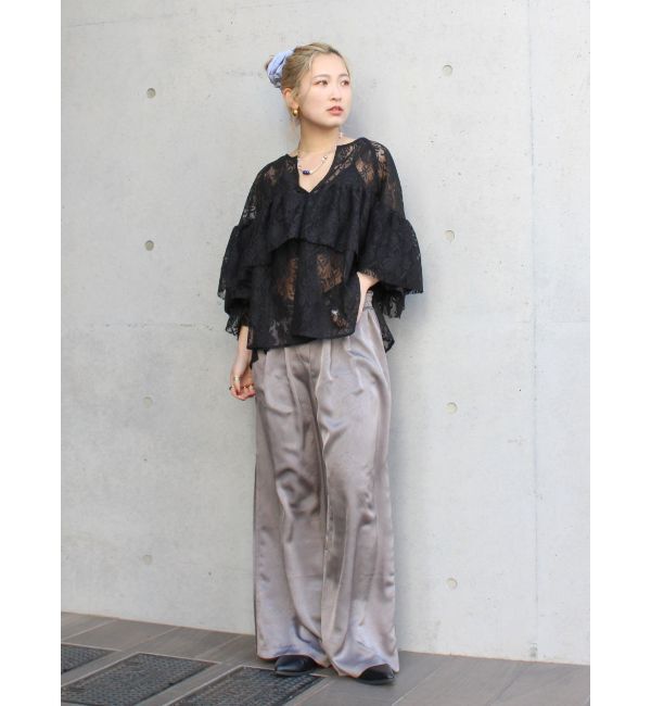 Ungrid「フリルデザインブラウス」|シャツ・ブラウス|