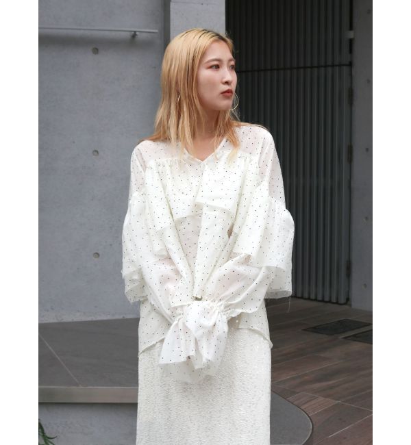 Ungrid「フリルデザインブラウス」|シャツ・ブラウス|