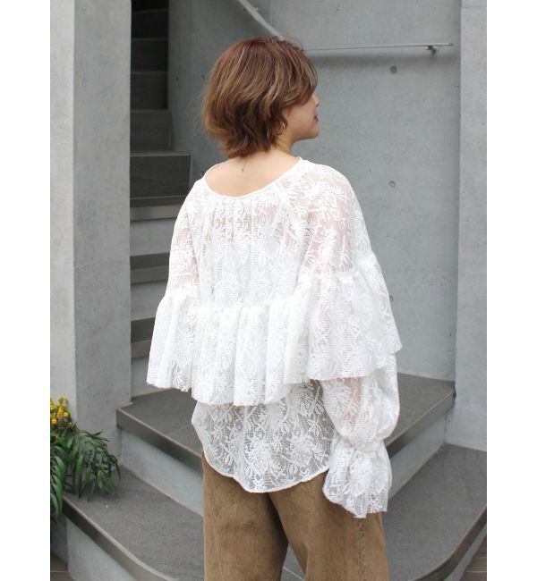 Ungrid「フリルデザインブラウス」|シャツ・ブラウス|