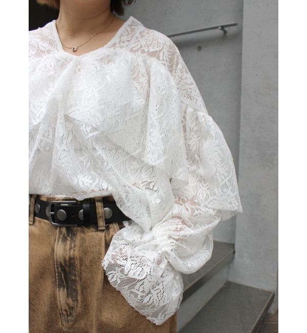 Ungrid「フリルデザインブラウス」|シャツ・ブラウス|