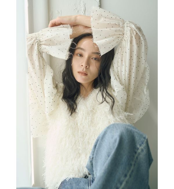 Ungrid「フリルデザインブラウス」|シャツ・ブラウス|