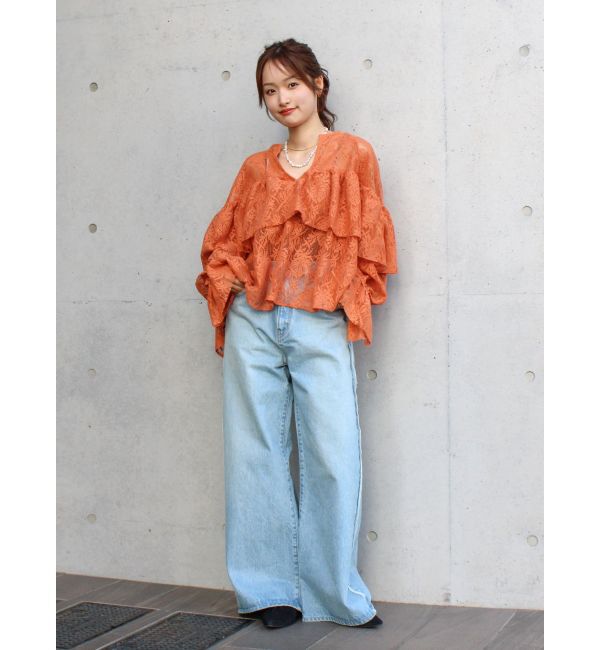 Ungrid「フリルデザインブラウス」|シャツ・ブラウス|