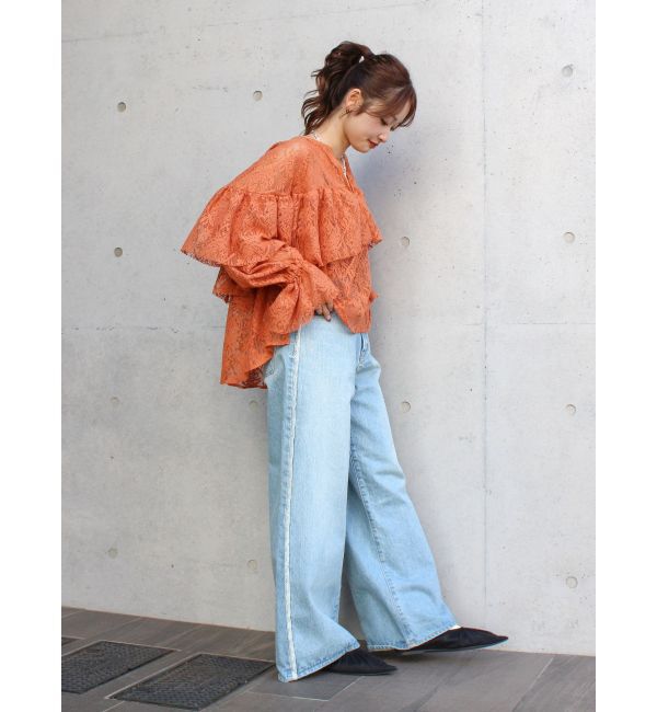 Ungrid「フリルデザインブラウス」|シャツ・ブラウス|