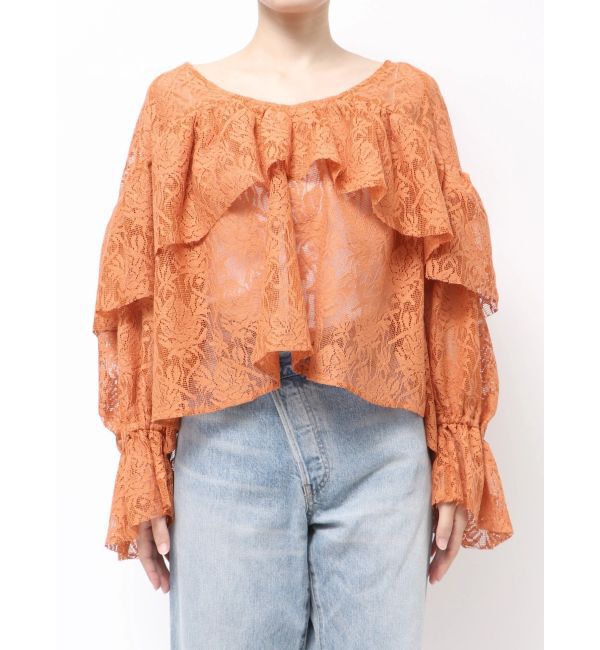 Ungrid「フリルデザインブラウス」|シャツ・ブラウス|