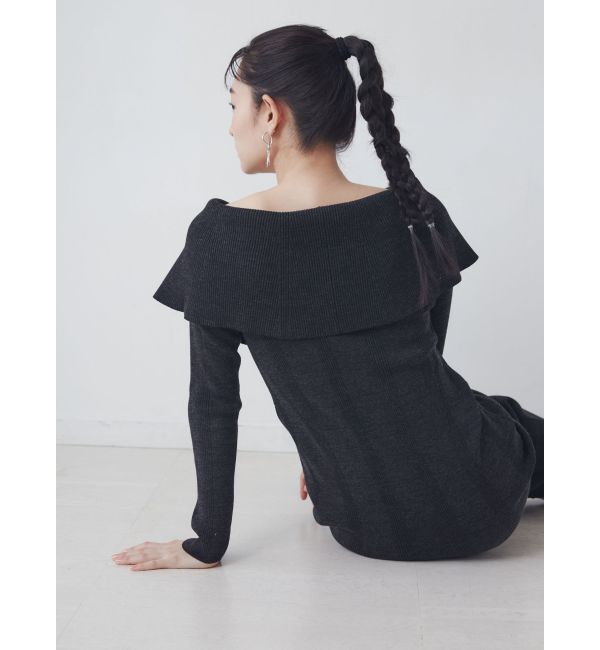 LAGUNAMOON「ビッグカラーフロントZIPワンピース」|ワンピース|