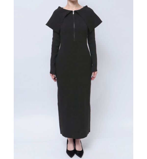 LAGUNAMOON「ビッグカラーフロントZIPワンピース」|ワンピース|