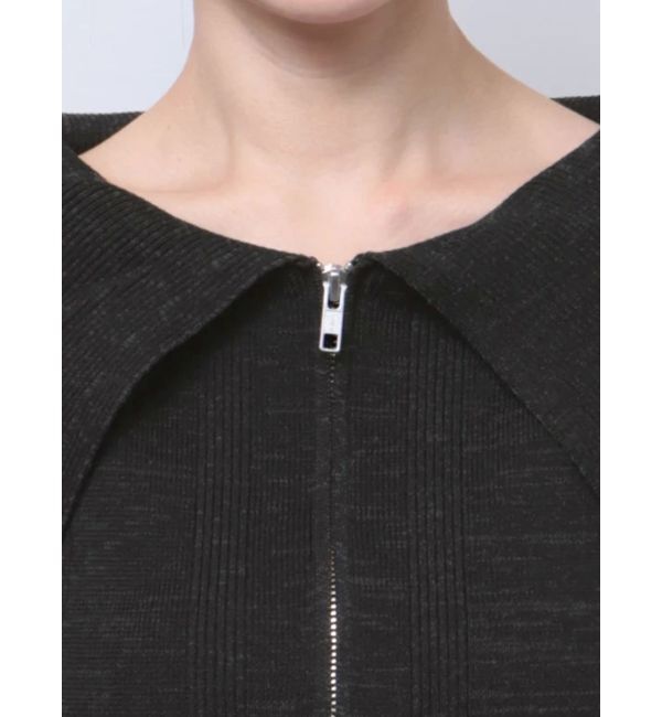 LAGUNAMOON「ビッグカラーフロントZIPワンピース」|ワンピース|