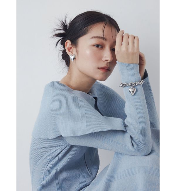 LAGUNAMOON「ビッグカラーフロントZIPワンピース」|ワンピース|