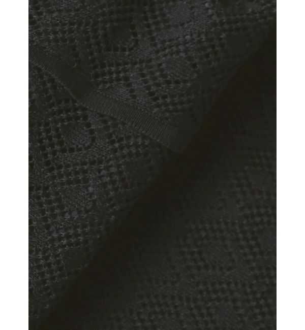 LAGUNAMOON「レース編みパイピングニットワンピース」|ワンピース|