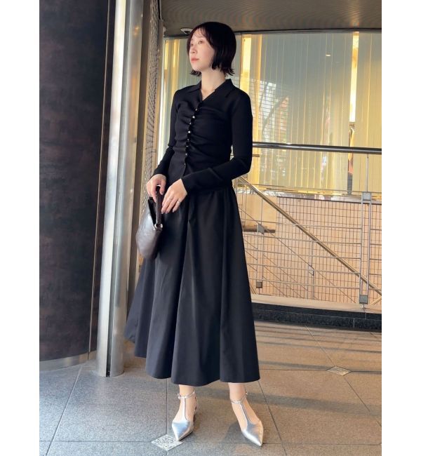 LAGUNAMOON「ギャザーデザインニット&times;スカートセットアップ」|ワンピース|