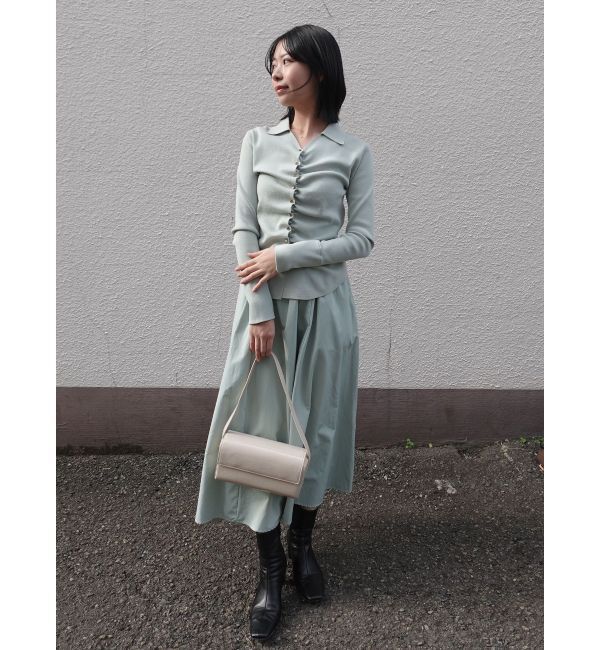 LAGUNAMOON「ギャザーデザインニット&times;スカートセットアップ」|ワンピース|