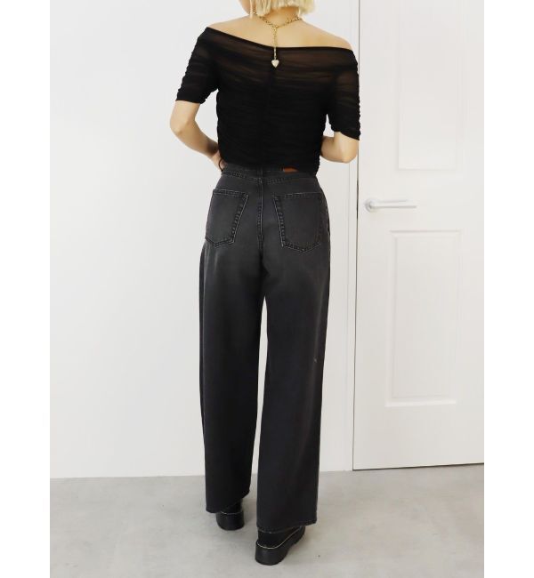 EVRIS「チュールギャザートップス」|Tシャツ・カットソー|