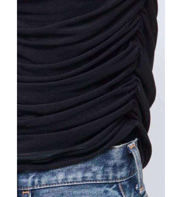 EVRIS「チュールギャザートップス」|Tシャツ・カットソー|