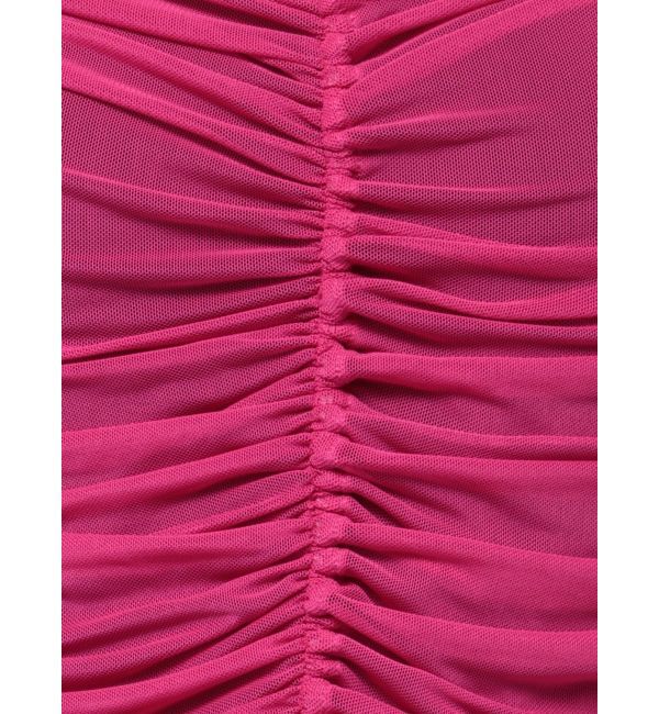 EVRIS「チュールギャザートップス」|Tシャツ・カットソー|