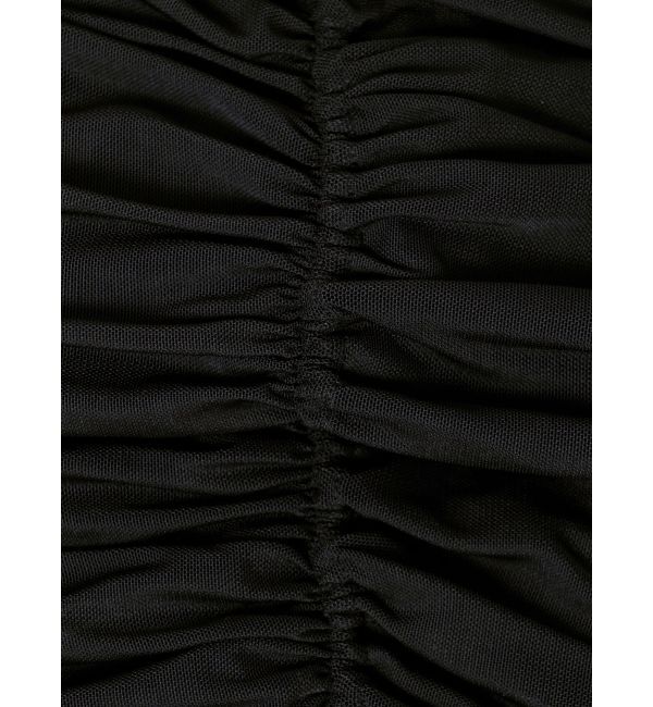 EVRIS「チュールギャザートップス」|Tシャツ・カットソー|