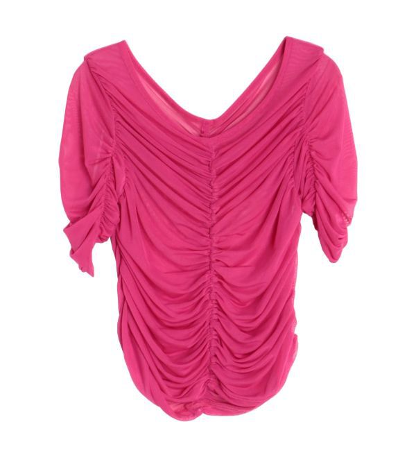 EVRIS「チュールギャザートップス」|Tシャツ・カットソー|