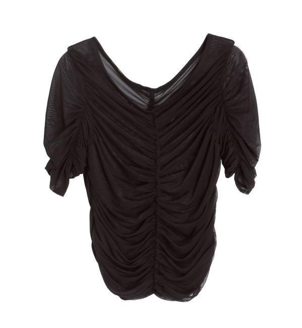 EVRIS「チュールギャザートップス」|Tシャツ・カットソー|