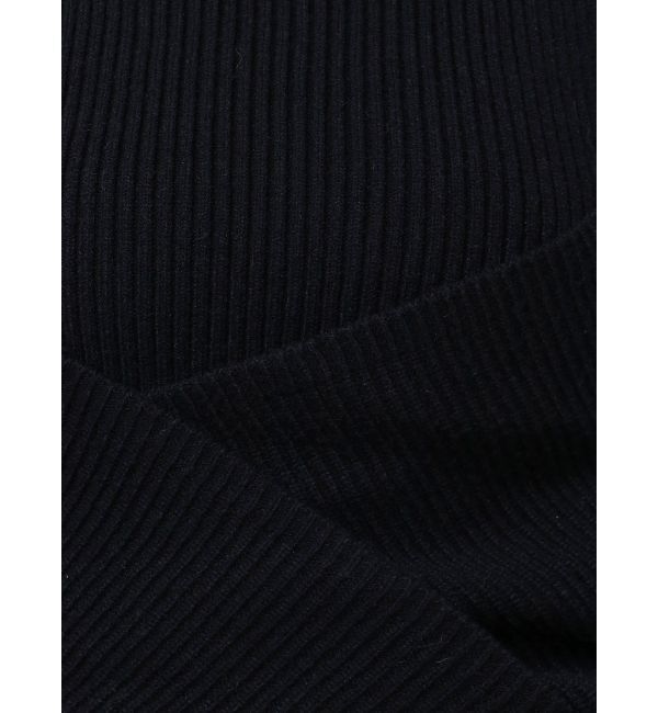 GYDA「アームギャザーレイヤードニットロンパース」|オールインワン|