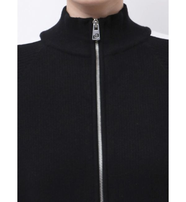 GYDA「ラインスリーブニットロンパース」|オールインワン|