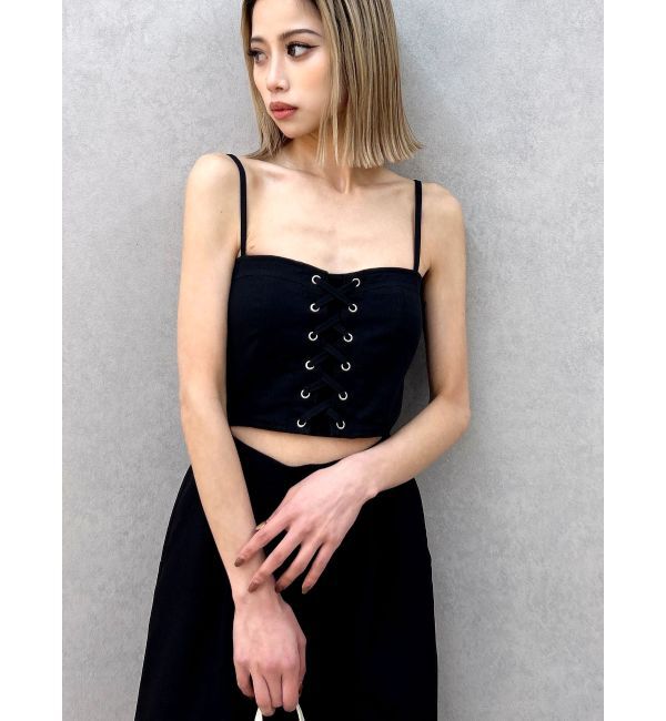 GYDA「ビスチェデザインロンパース」|オールインワン|