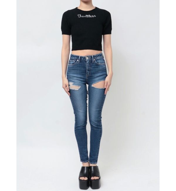 GYDA「Faultless パイルニットトップス」|ニット・セーター|