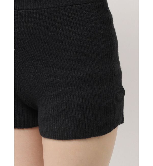 GYDA「アームギャザーレイヤードニットロンパース」|オールインワン|