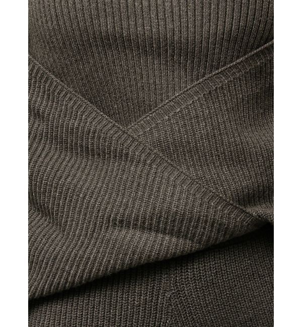 GYDA「アームギャザーレイヤードニットロンパース」|オールインワン|