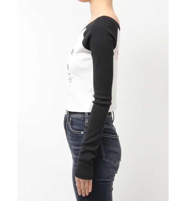 GYDA「SUPERMAN GYDA 2WAYラグランショートトップス」|Tシャツ・カットソー|