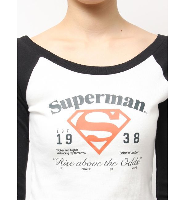 GYDA「SUPERMAN GYDA 2WAYラグランショートトップス」|Tシャツ・カットソー|