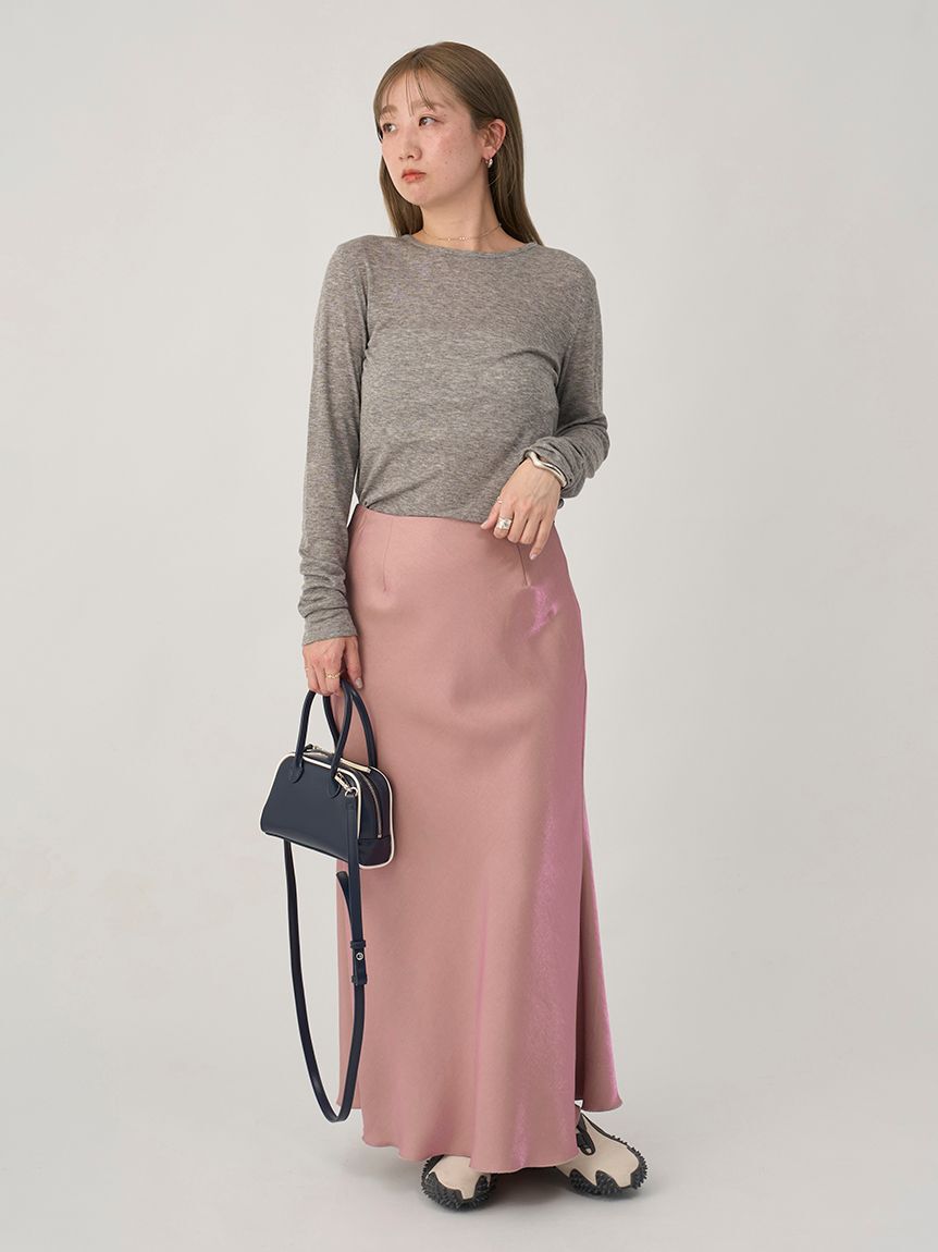 emmi atelier「フェイクレザーパイピングミニボストンバッグ」|ボストンバッグ|