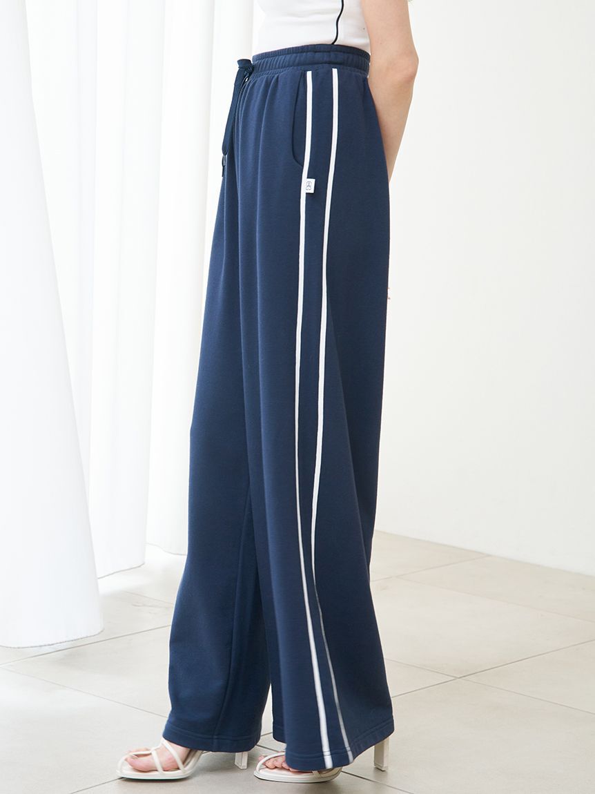 SNIDEL「【WEB限定カラーあり】UVカットスウェットワイドパンツ」|チノ|