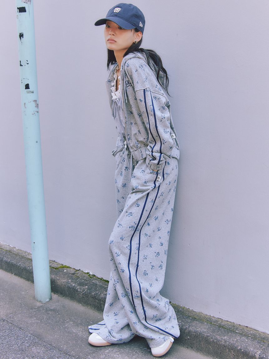 SNIDEL「【WEB限定カラーあり】UVカットスウェットワイドパンツ」|チノ|FLOWER