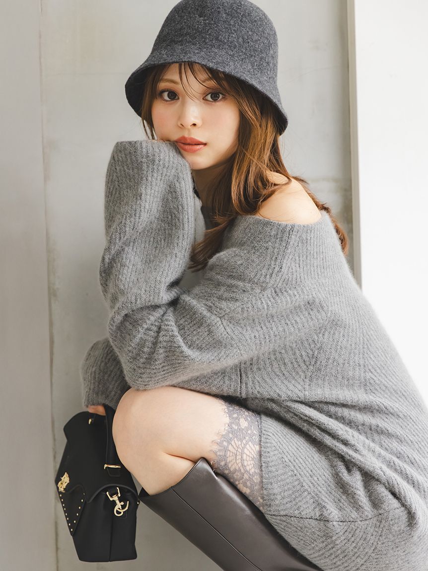 SNIDEL「ウールハット」|ハット|GRY