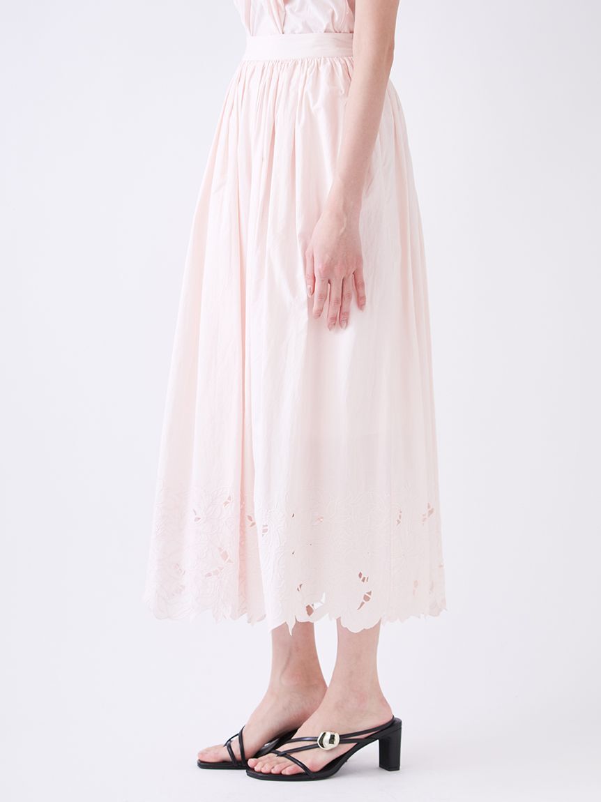 SNIDEL「エンブロイダリースカート」|スカート|