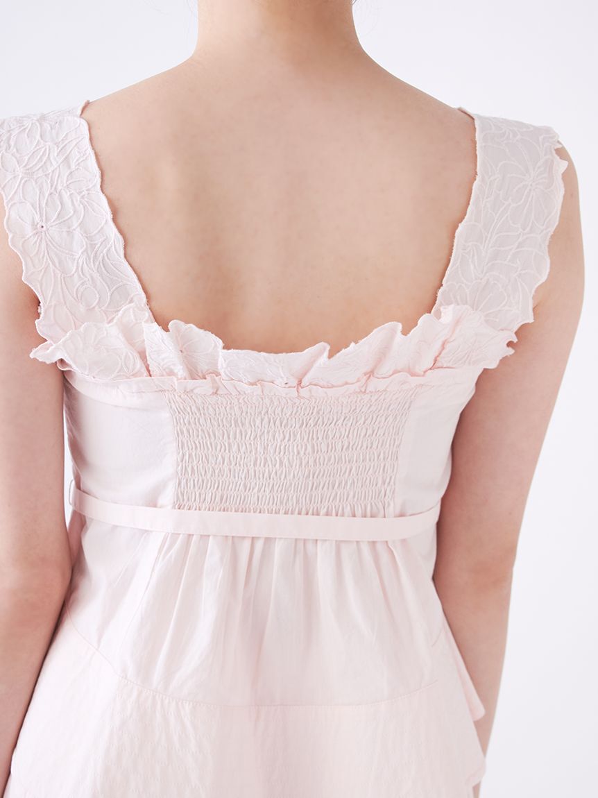 SNIDEL「エンブロイダリートップス」|シャツ・ブラウス|