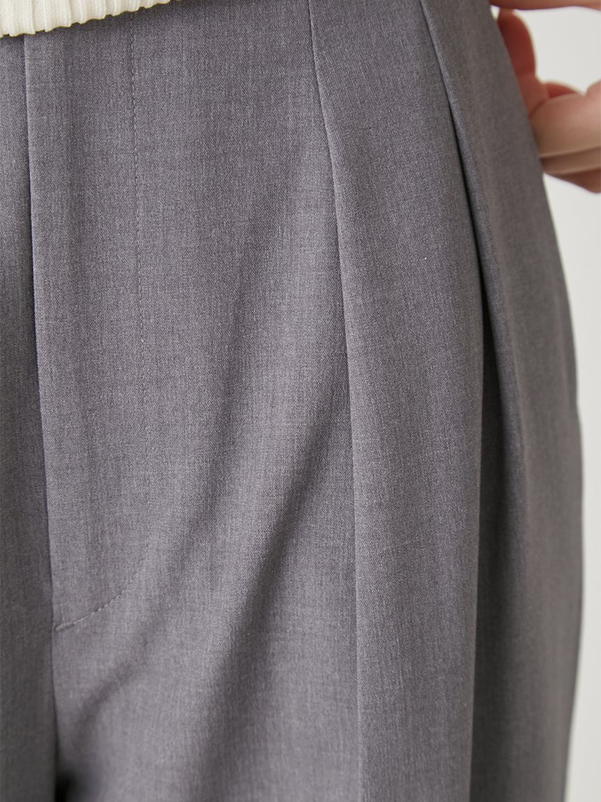 FRAY I.D「セミワイドストレートパンツ／ウォッシャブル」|チノ|