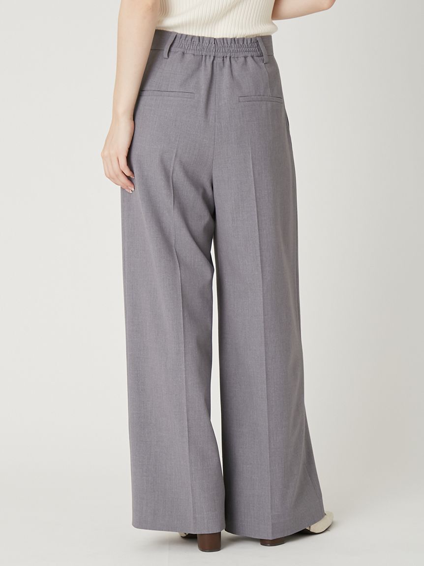 FRAY I.D「セミワイドストレートパンツ／ウォッシャブル」|チノ|