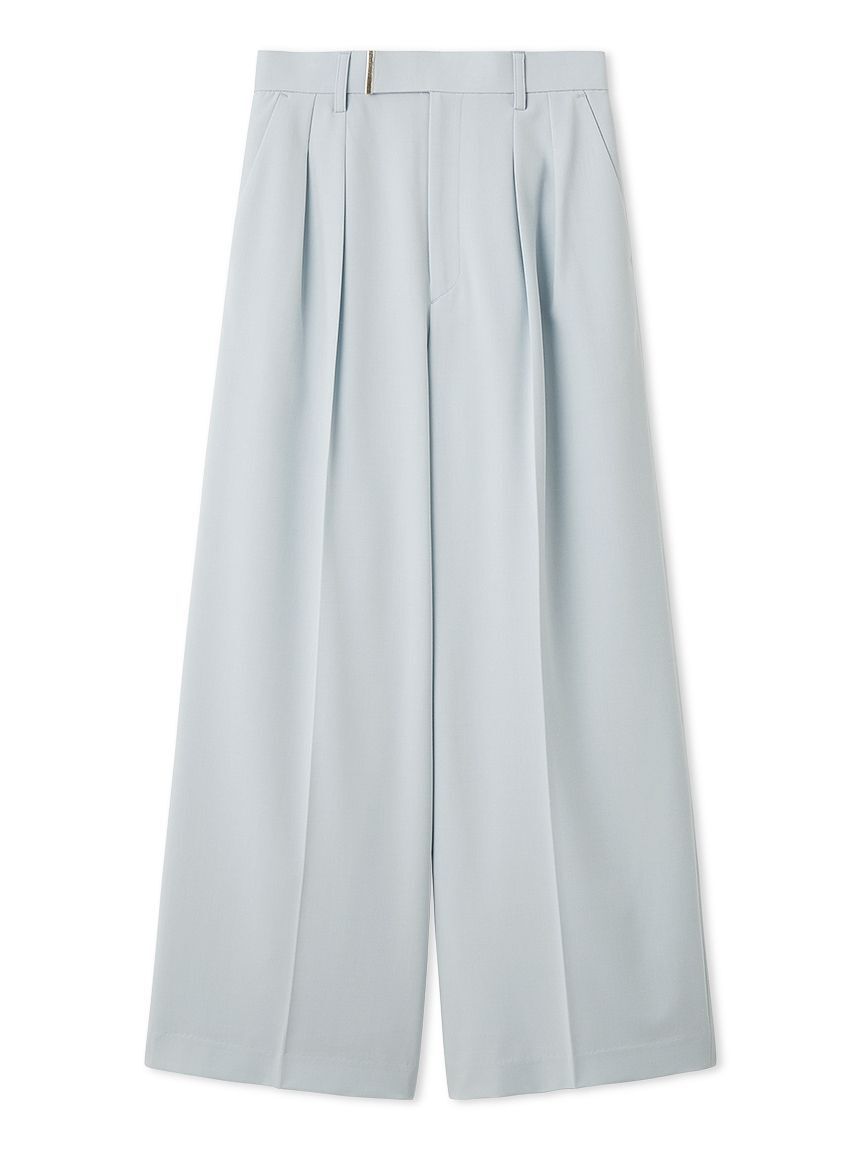 FRAY I.D「セミワイドストレートパンツ／ウォッシャブル」|チノ|LBLU