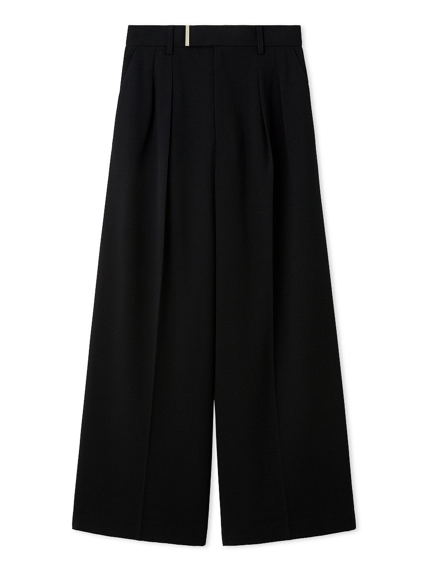 FRAY I.D「セミワイドストレートパンツ／ウォッシャブル」|チノ|NVY