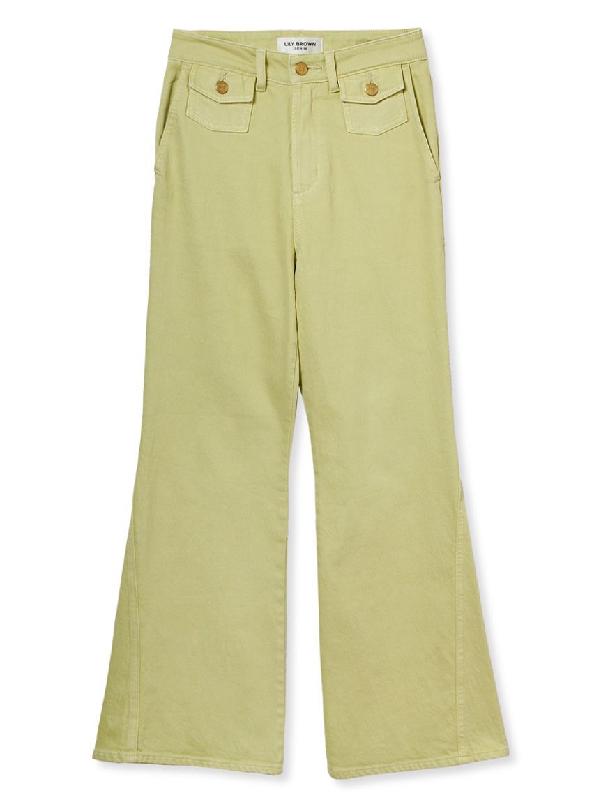 LILY BROWN「【WEB限定00サイズ】ストレッチフレアデニムパンツ」|デニム|