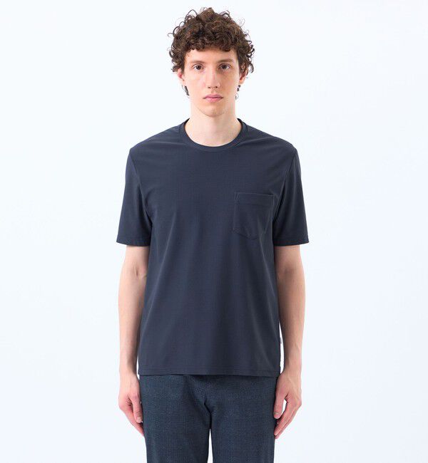 MACKINTOSH PHILOSOPHY「【TROTTER with FREEZE TECH 】 トロッター Tシャツ クルーネック　氷撃プリントトリコット」|Tシャツ・カットソー|