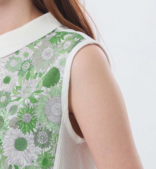 MACKINTOSH PHILOSOPHY「リバティコンビノースリーブポロニット」|ニット・セーター|